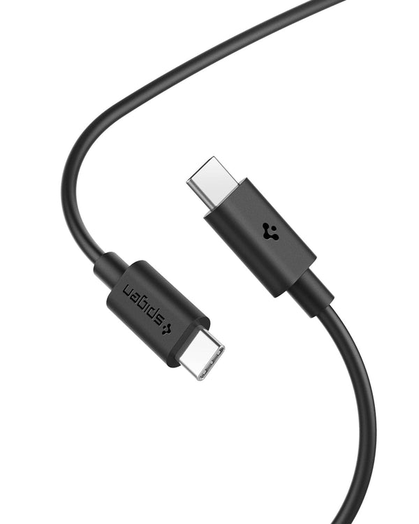 60W 480Mbps USB-C to USB-C Fast Charging Type-C Cable USB 2.0 Galaxy S23 /MacBook/iPad Pro Air/Pixel/All USB-C Devices (1m) - Black