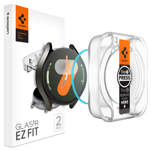 Glas.Tr Ez Fit Tempered Glass for Galaxy Watch 7 (40mm)-2 Pack