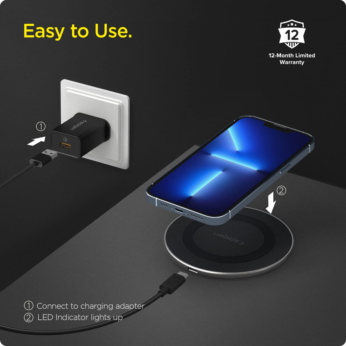 Cas Hp Wireless Charging Mobil Spigen Essential Wireless Charger