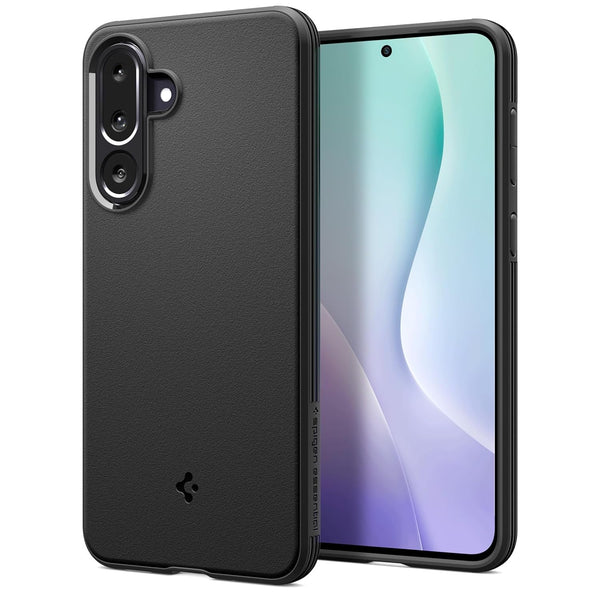 Spigen Essential Sand Blast for Samsung Galaxy M56 5G / F56 5G Case, Galaxy M56 5G / F56 5G Back Cover (2025) - Matte Black