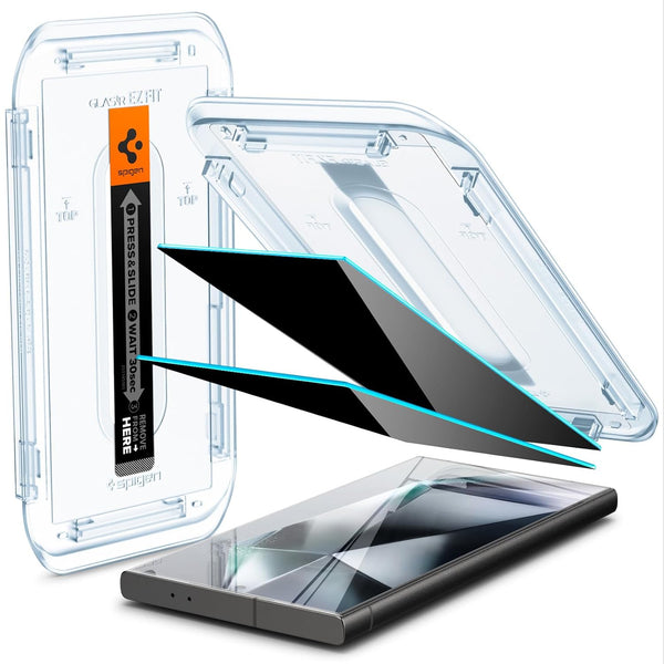 Galaxy S24 Series - Screen Protector Guard GLAS.tR EZ Fit | Privacy (Pack of 2)