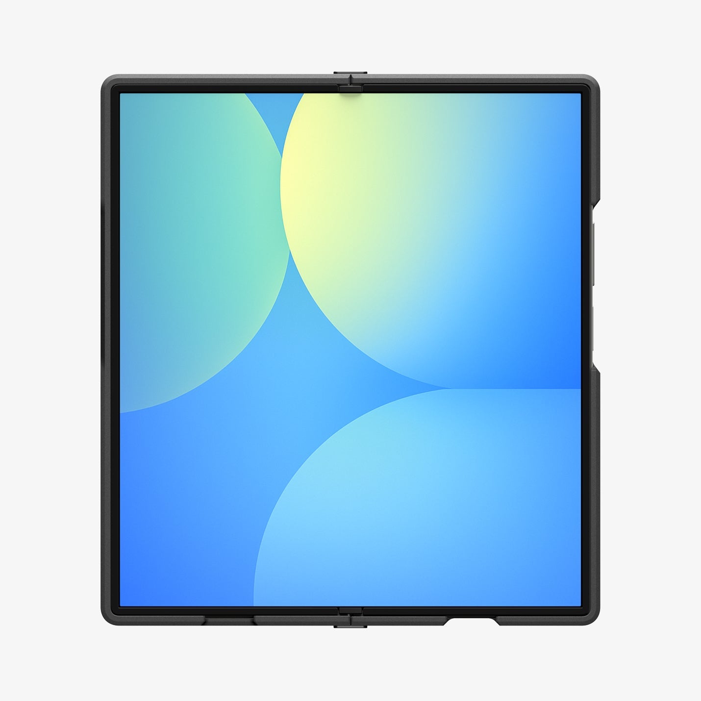 ACS09552 - Galaxy Z Fold 7 - Slim Armor Pro (MagFit) in metal slate showing the front fully open