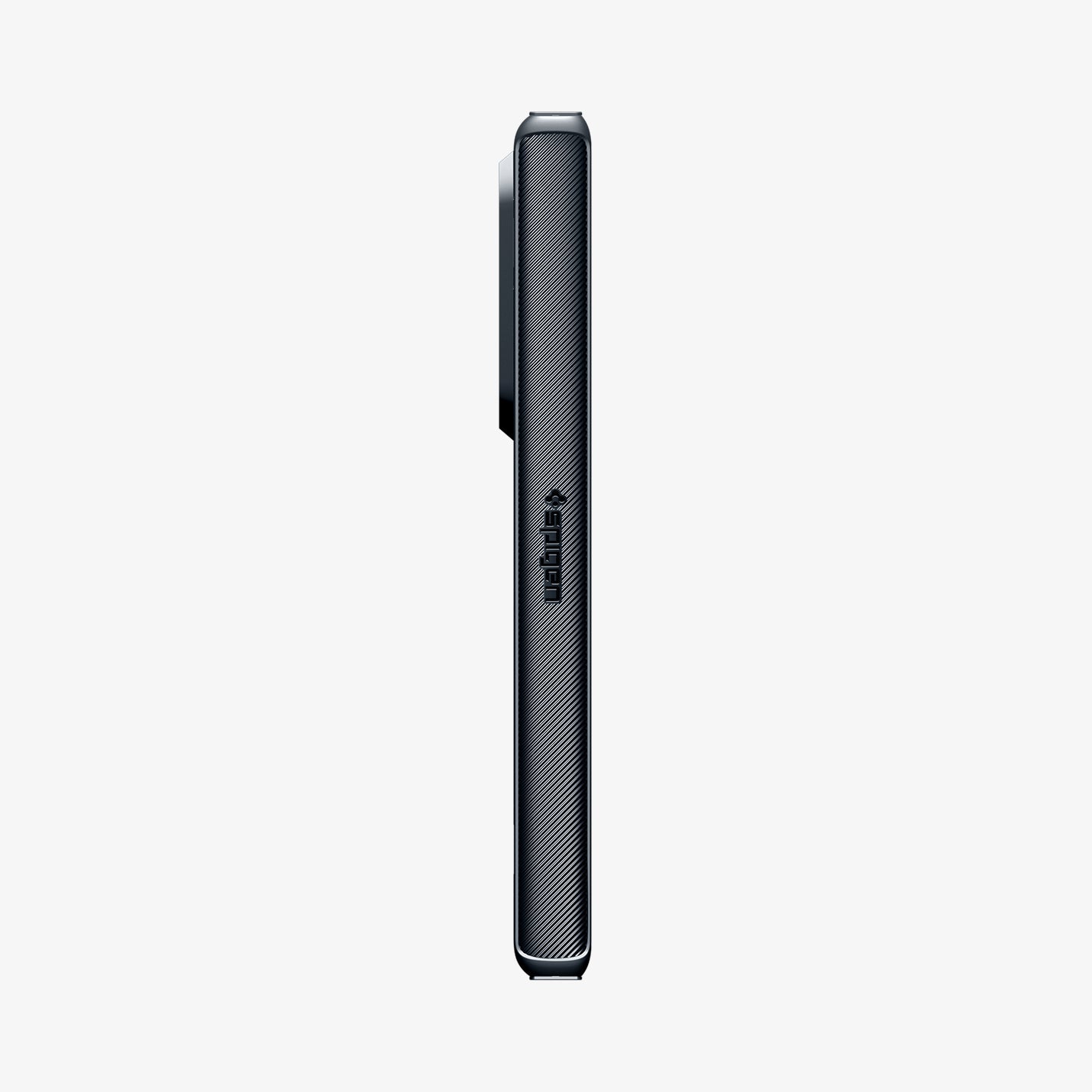 ACS09552 - Galaxy Z Fold 7 - Slim Armor Pro (MagFit) in metal slate showing the side folded with volume buttons