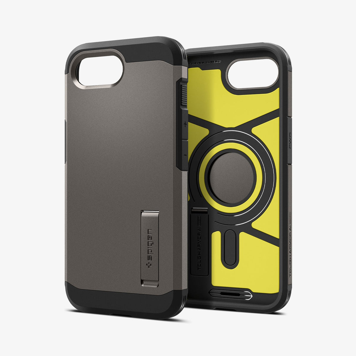I'm SPIGEN Case for iPhone 16 Pro Max [Tough Armor T (Al) MagFit] / Metal Slate, Mobile Phones & Gadgets, Mobile & Gadget Accessories, Cases & Sleeves on