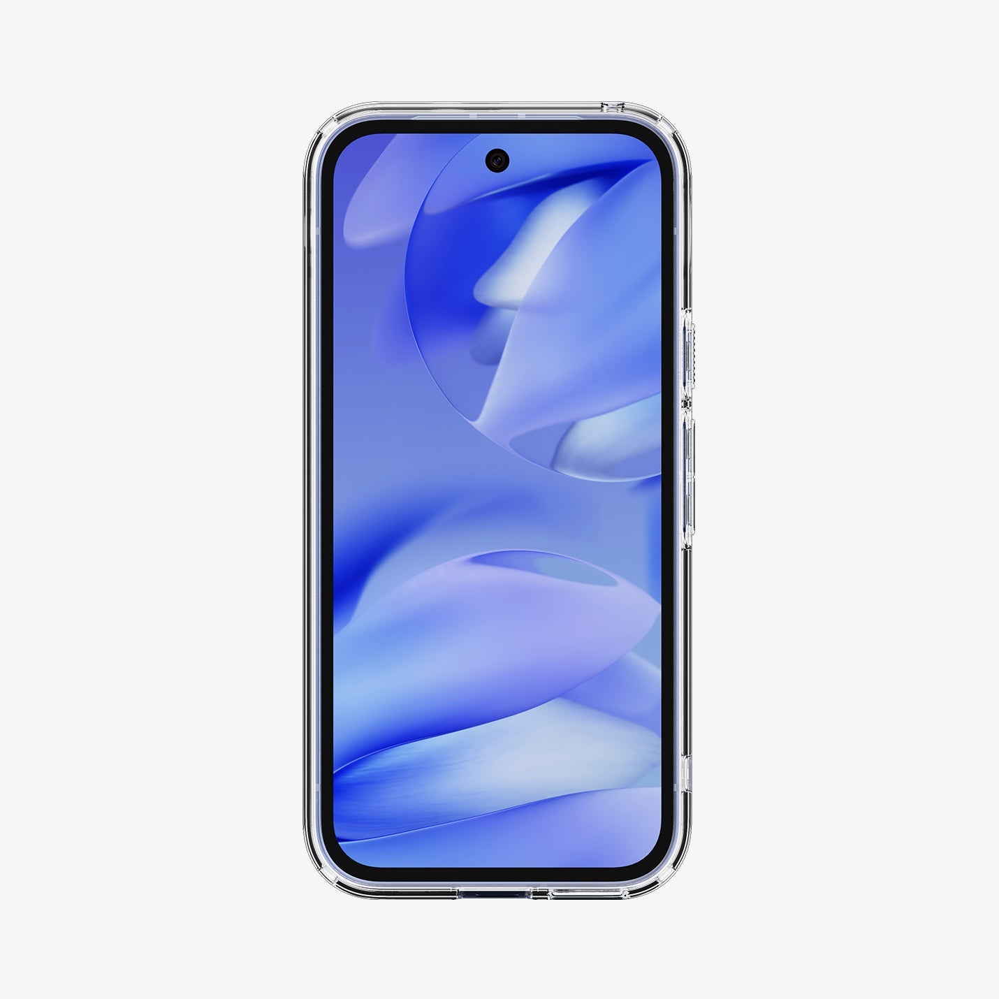 ACS09042 - Pixel 9a Case Ultra Hybrid in Crystal Clear showing the front