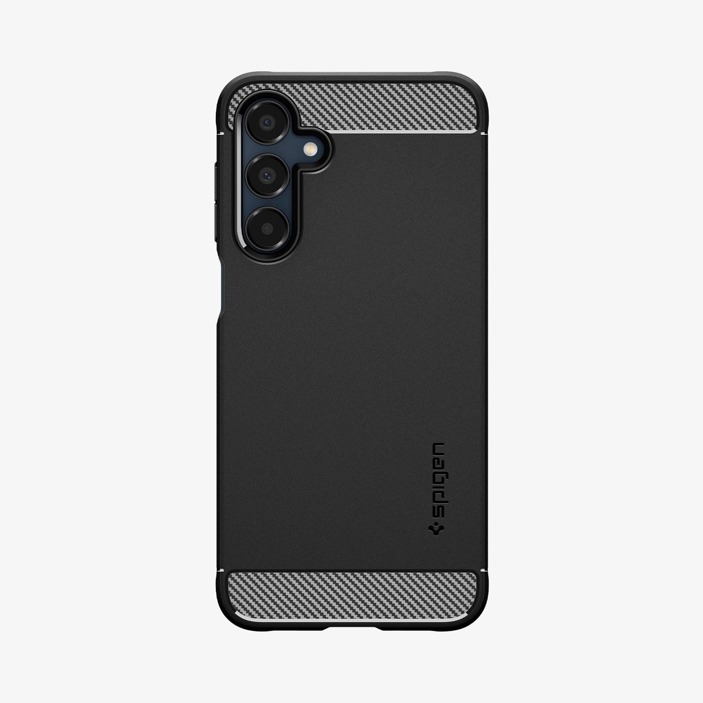 ACS08891 - Galaxy A16 5G Case Rugged Armor in Matte Black showing the back