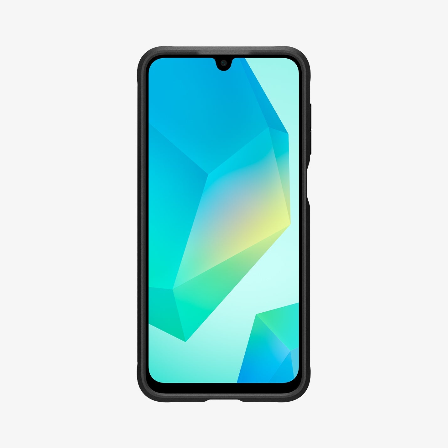 ACS08891 - Galaxy A16 5G Case Rugged Armor in Matte Black showing the front