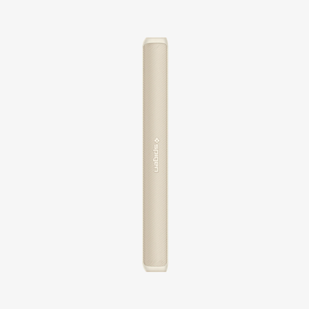 ACS05512 - Galaxy Z Fold 4 Case Galaxy Z Fold 4 Series Slim Armor Pro in Pearled Ivory showing the side, hinge part