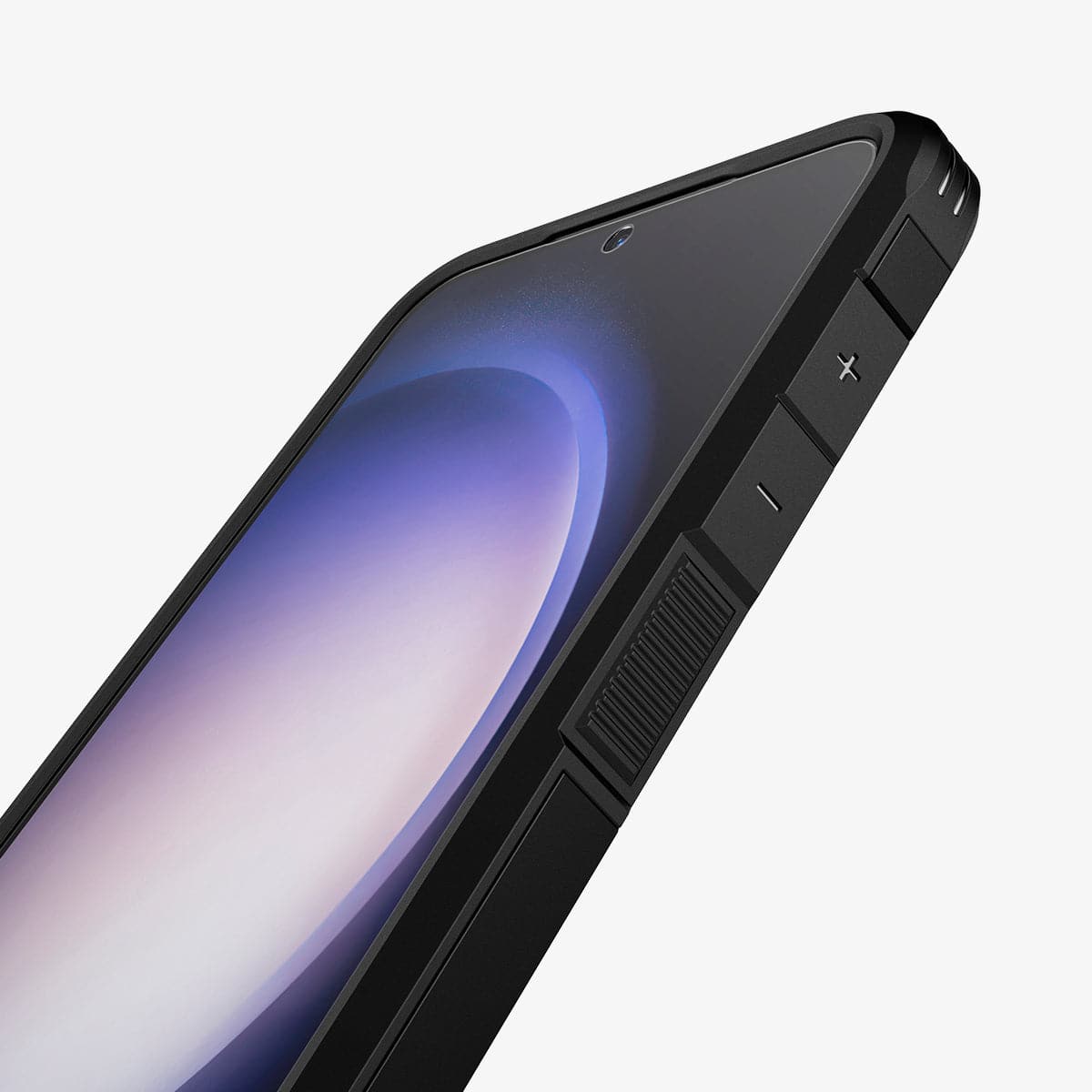 AFL05951 - Galaxy S23 Plus Screen Protector Neo Flex Solid showing the side and partial front