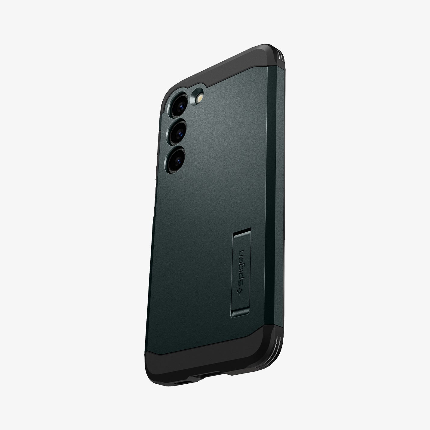 ACS06082 - Galaxy S23 Plus Case Tough Armor in abyss green showing the back and partial side