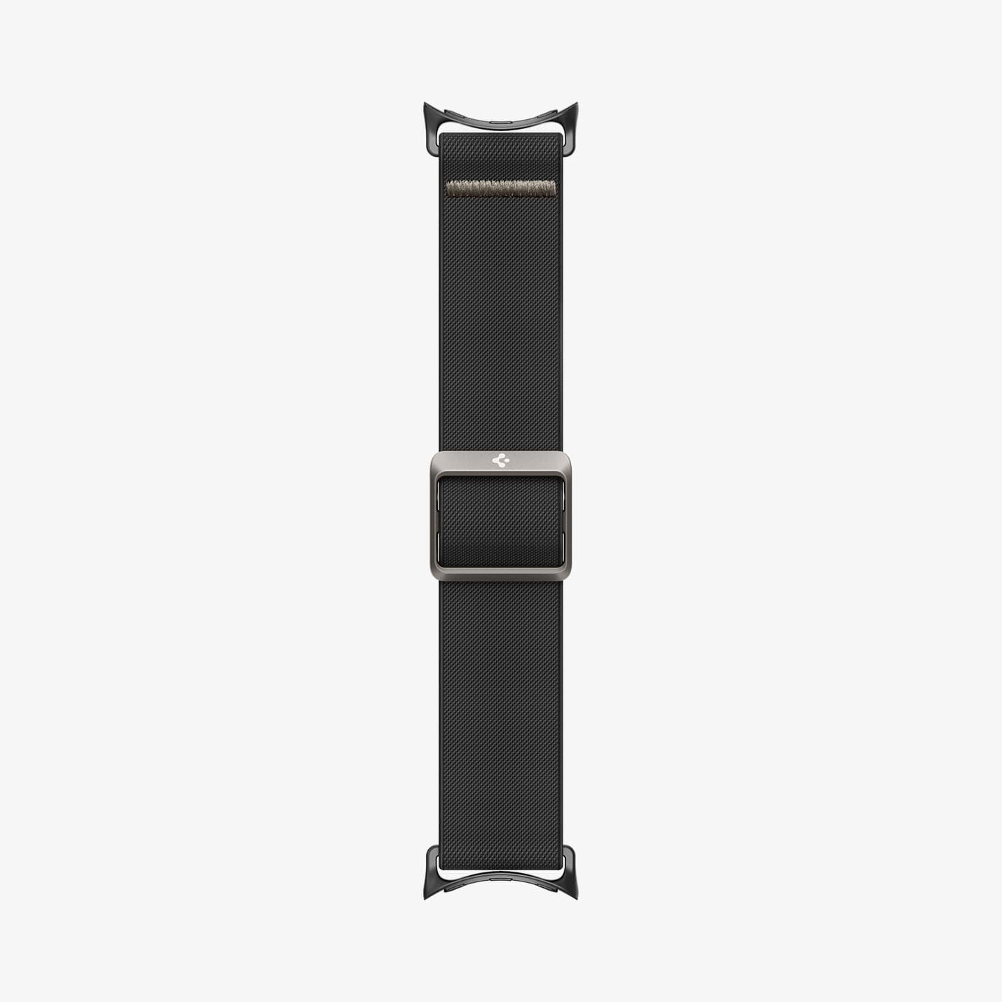 AMP06348 - Pixel Watch Series Case Lite Fit in black showing the watch band laid out flat