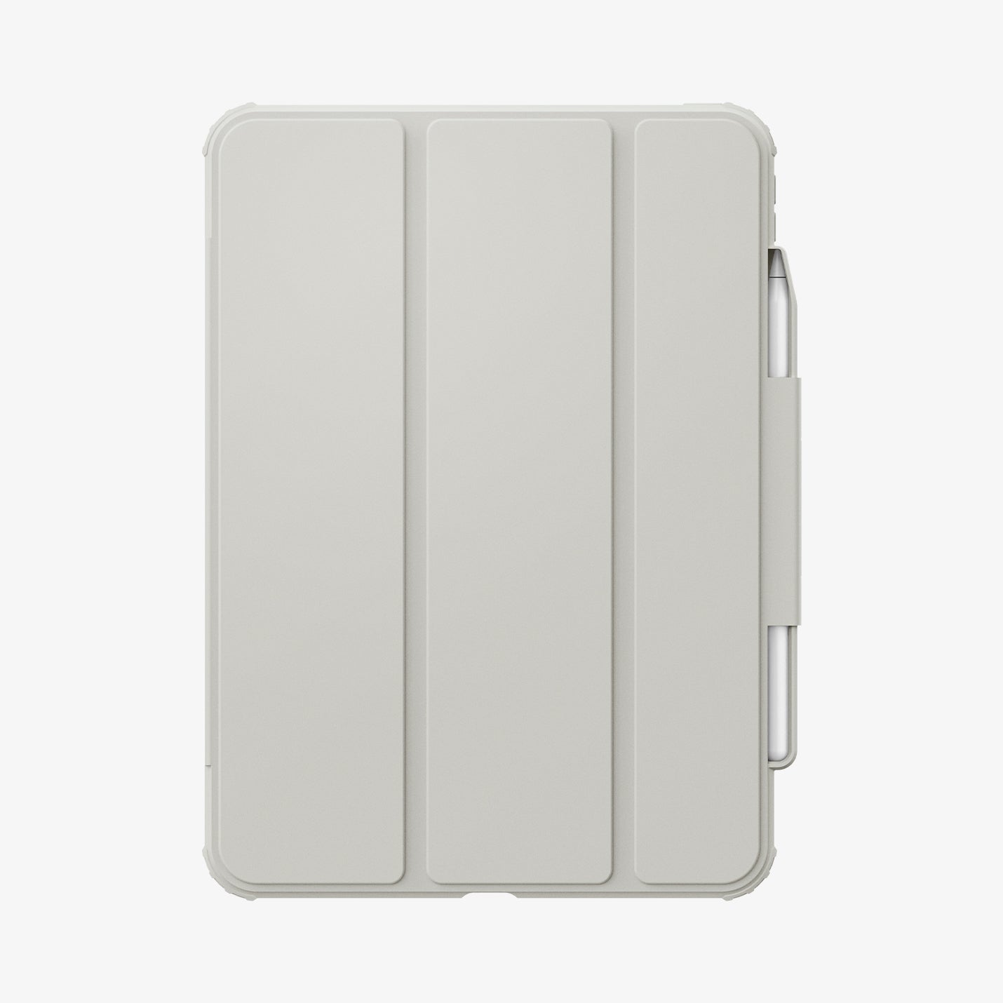 ACS07024 - iPad Pro 11-inch Case Air Skin Pro in Gray showing the front with s-pen attached
