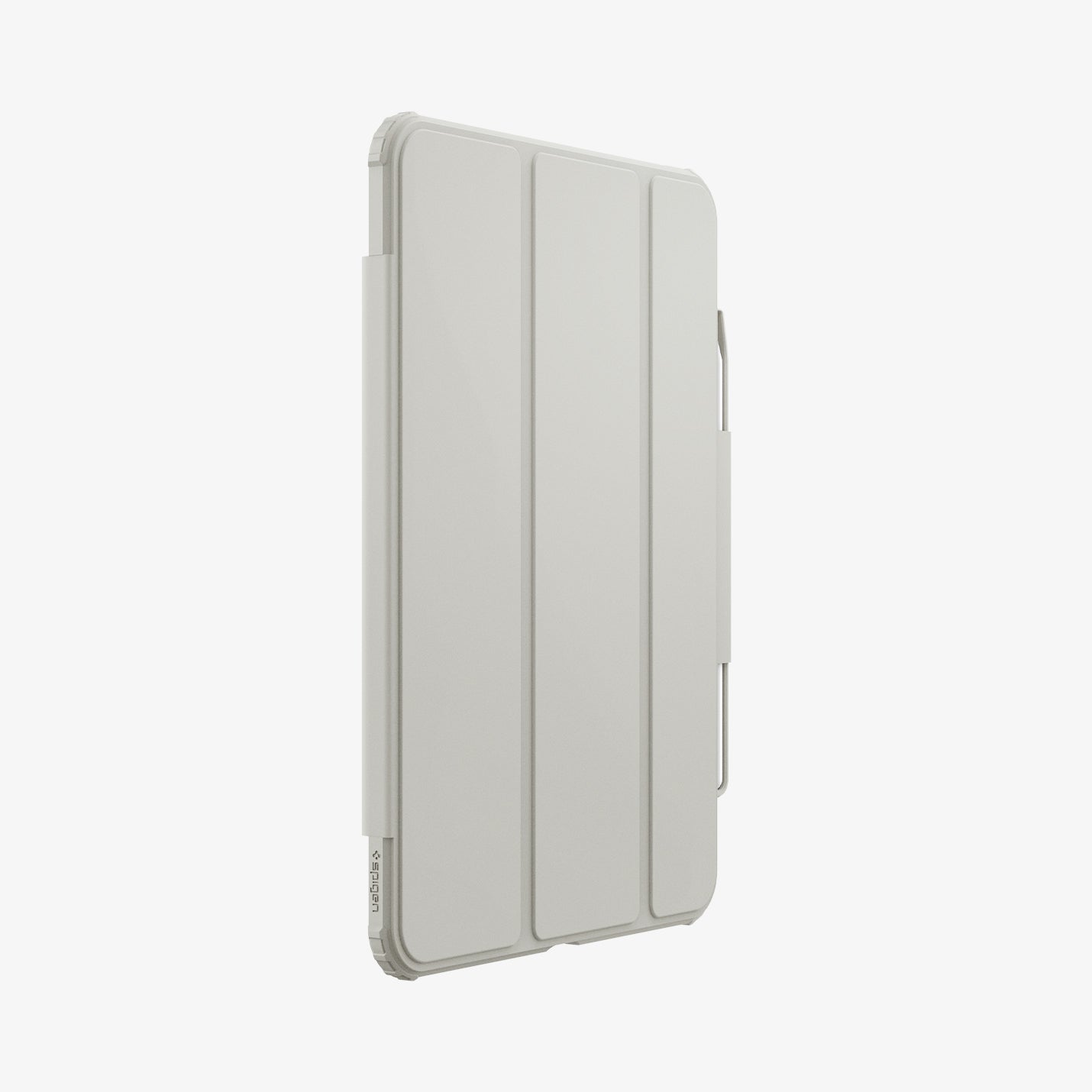 ACS07024 - iPad Pro 11-inch Case Air Skin Pro in Gray showing the side and front with s-pen attached