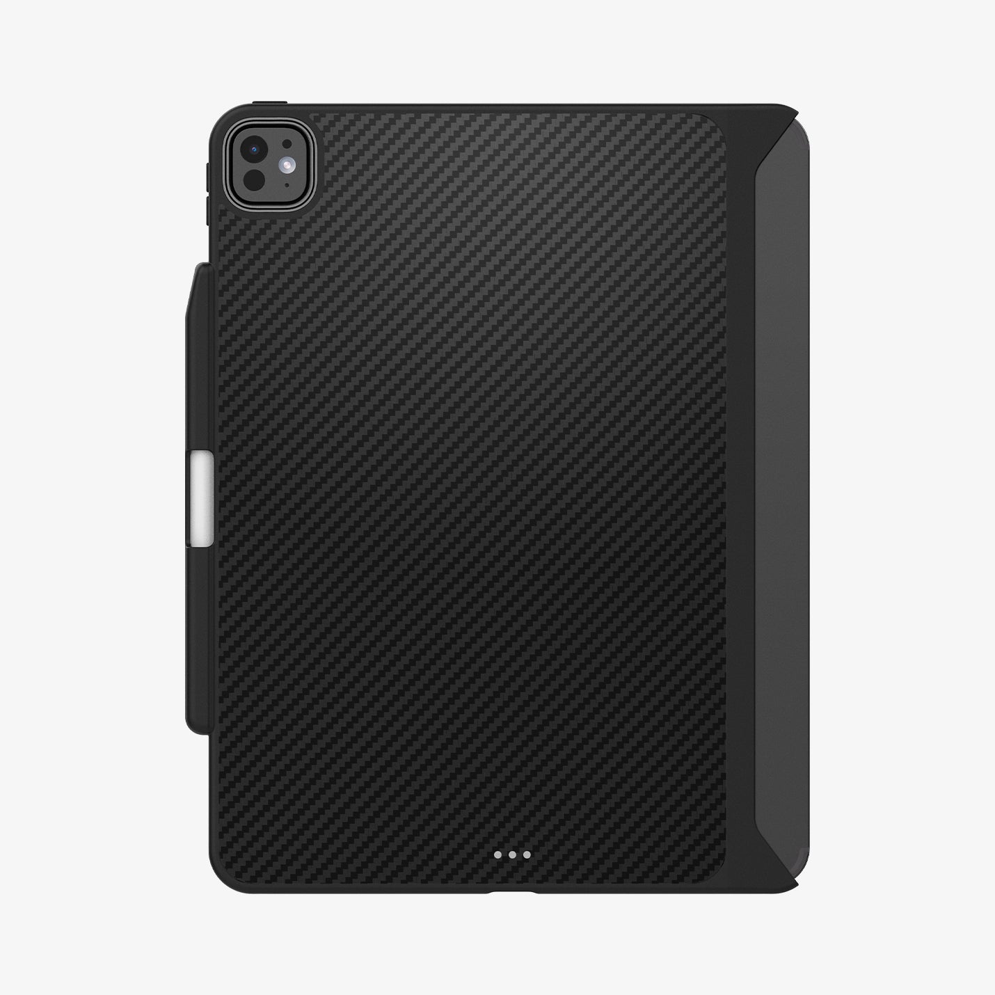 ACS07019 - iPad Pro 11-inch (2024) Case Enzo Aramid in Black showing the back