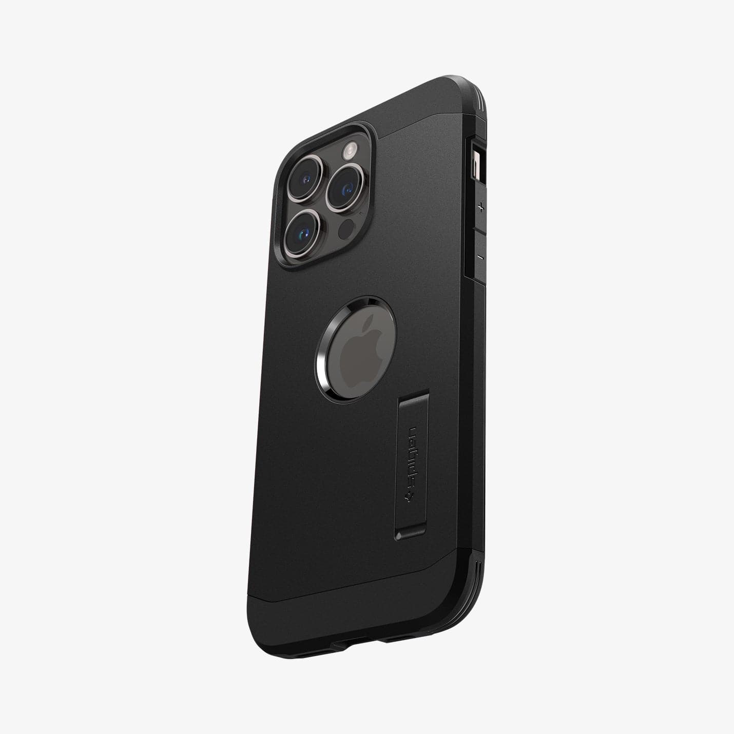 ACS04840 - iPhone 14 Pro Max Case Tough Armor (MagFit) in black showing the back and partial side