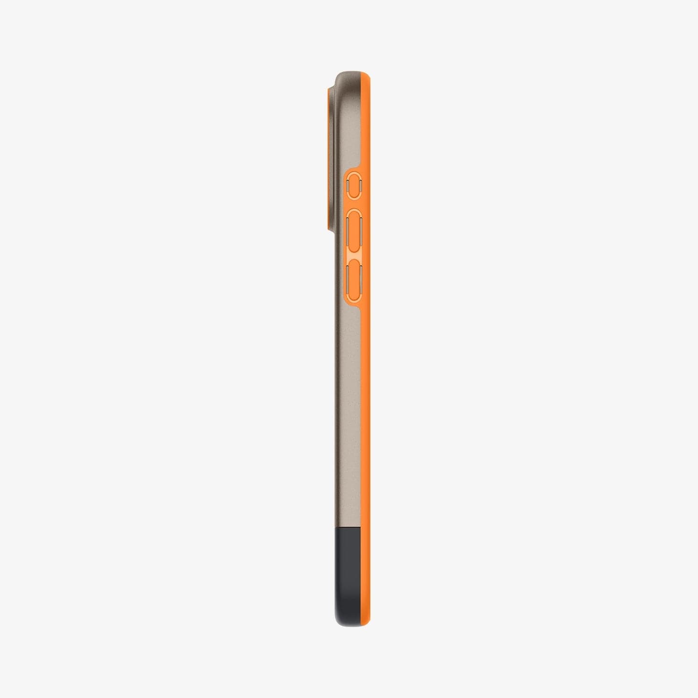 ACS06611 - iPhone 15 Pro Max Case Style Armor (MagFit) in alpine gold showing the side