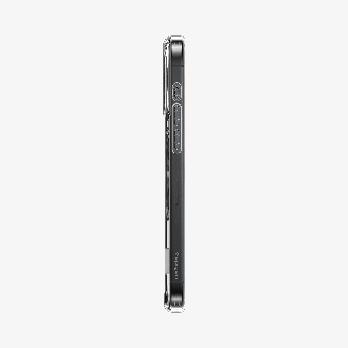 ACS06584 - iPhone 15 Pro Max Case Ultra Hybrid S (MagFit) in graphite showing the side