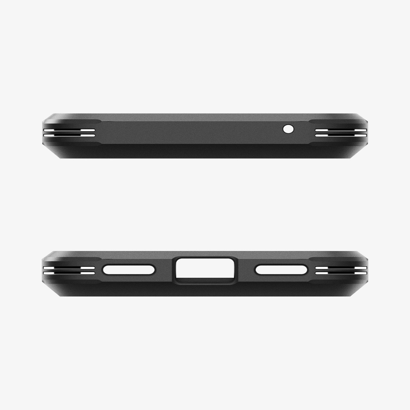 ACS07264 - Pixel 8a Case Tough Armor in Black showing the top and bottom