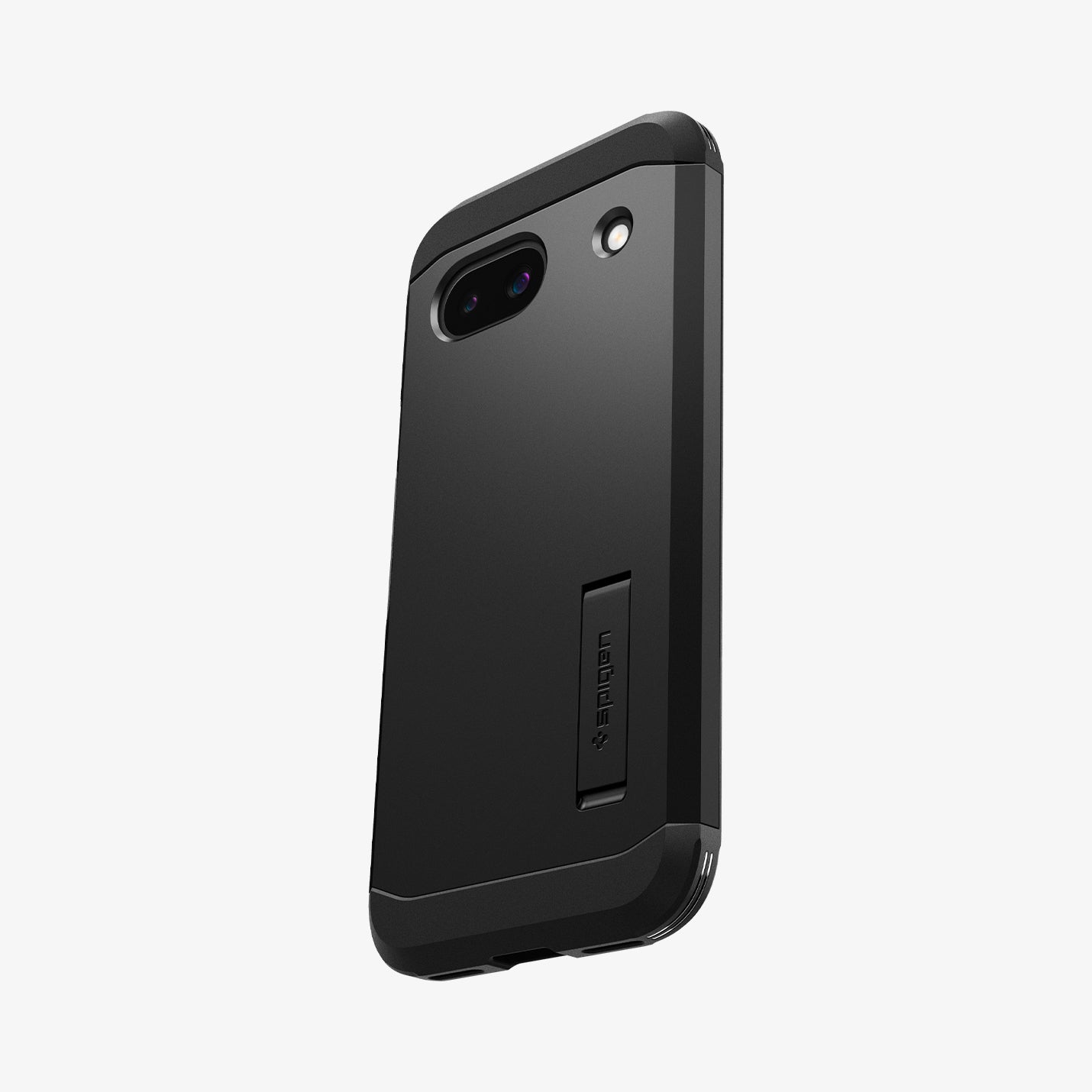 ACS07264 - Pixel 8a Case Tough Armor in Black showing the back, partial side and bottom