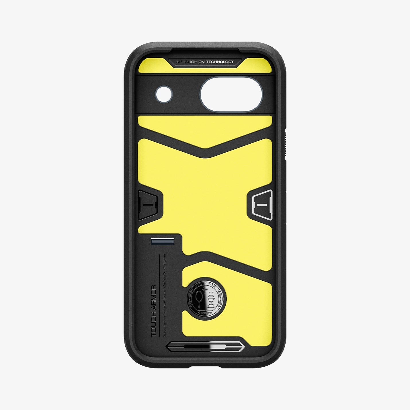 ACS07265 - Pixel 8a Case Tough Armor in Metal Slate showing the inner case with an impact foam