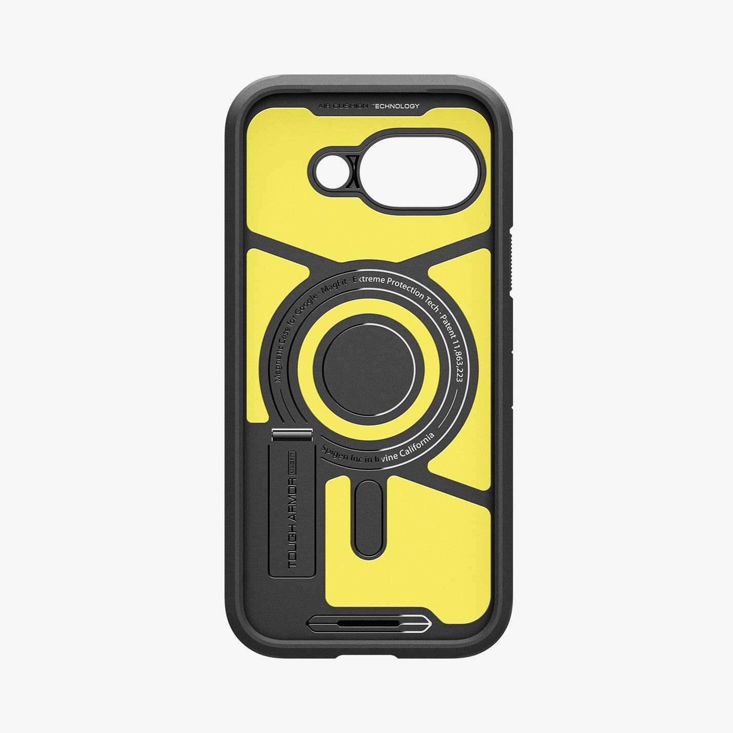 ACS09046 - Pixel 9a Case Tough Armor AI (MagFit) in Black showing the inner