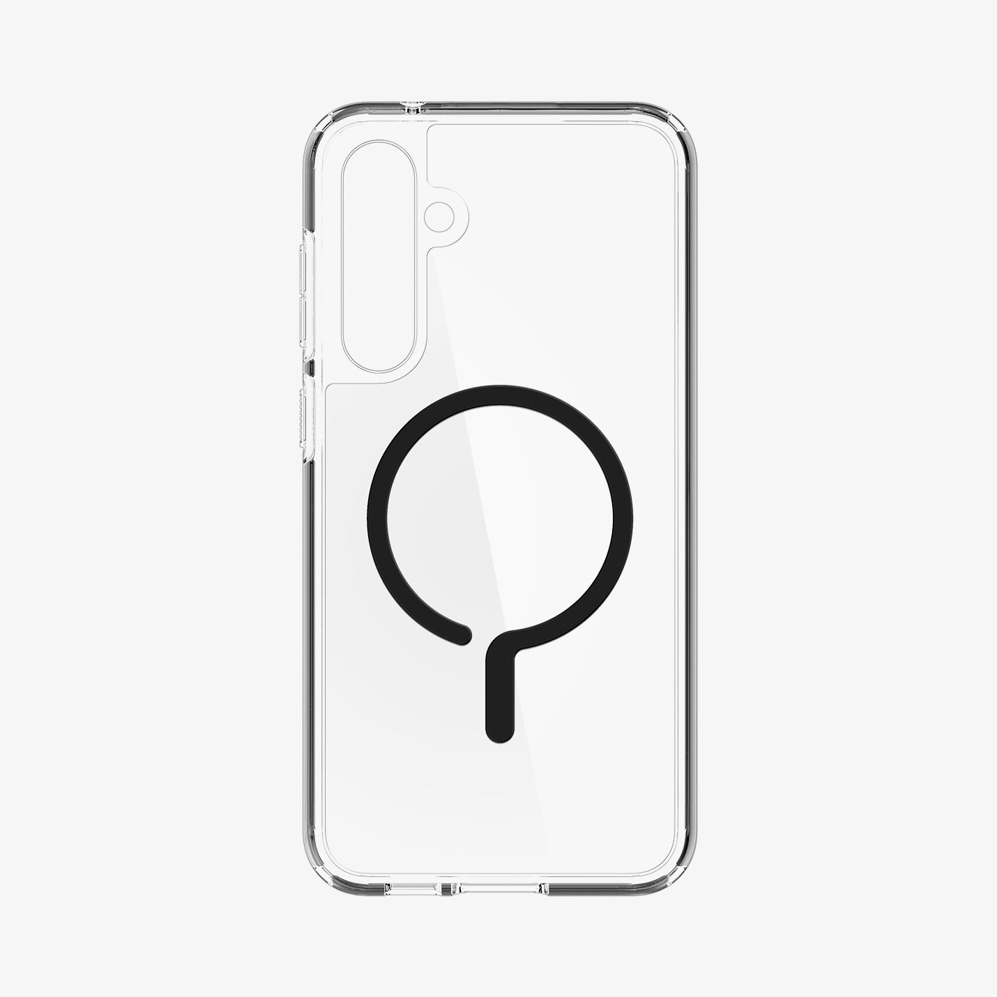 ACS06374 - Galaxy S23 FE Case Ultra Hybrid OneTap Metal Ring (MagFit) in black showing the inside of case
