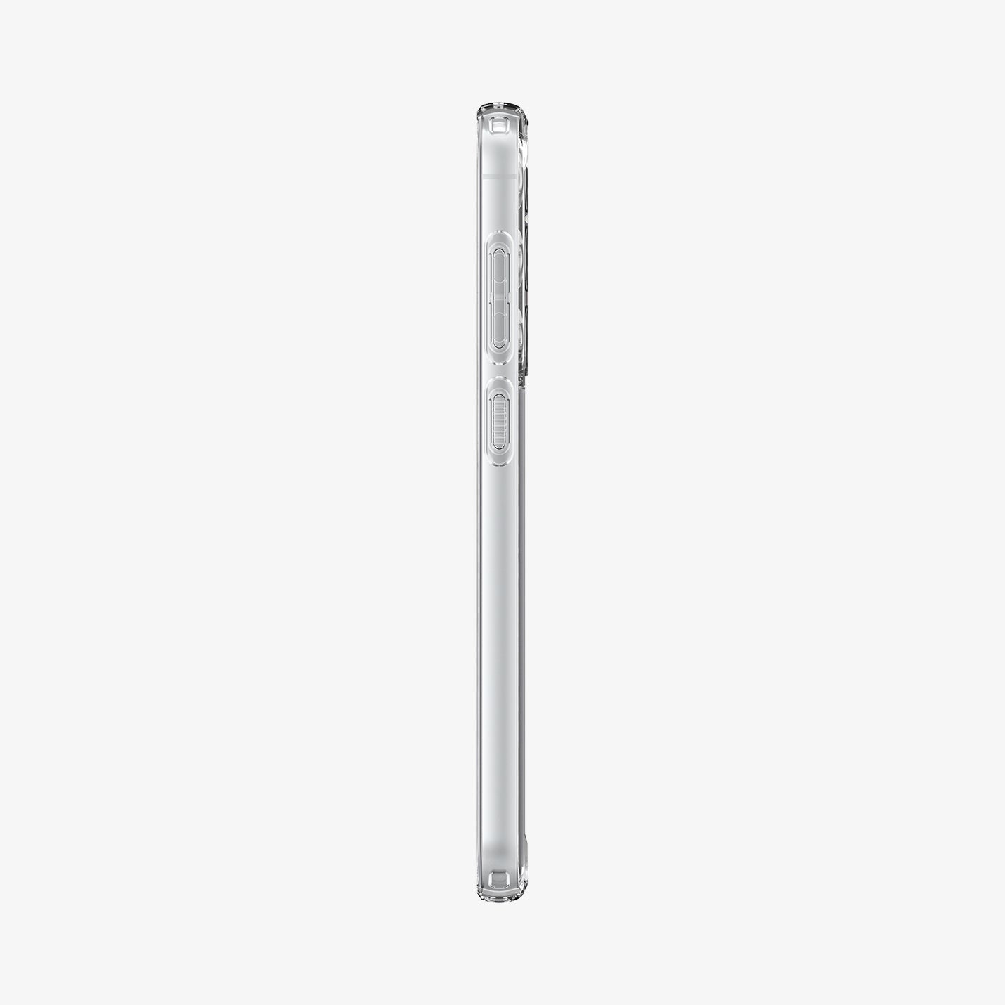 ACS06374 - Galaxy S23 FE Case Ultra Hybrid OneTap Metal Ring (MagFit) in black showing the side