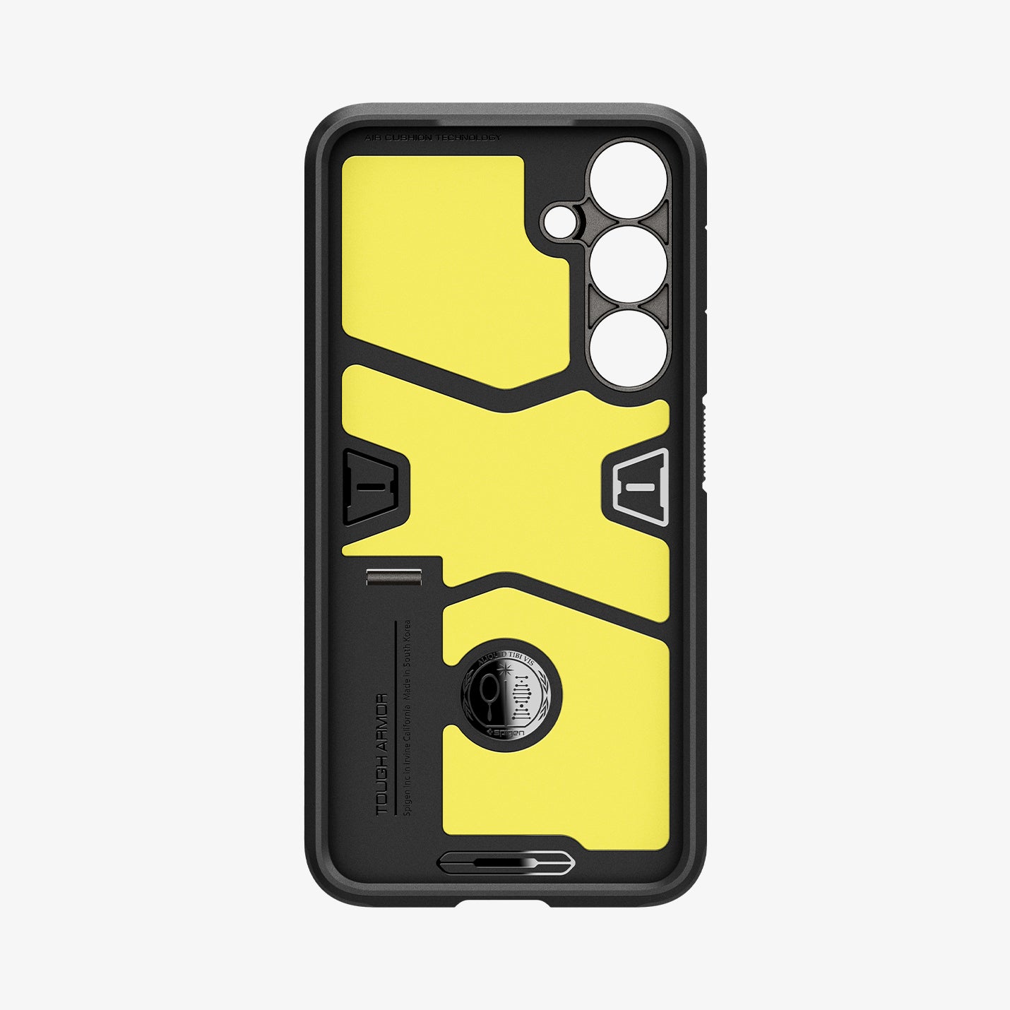 ACS07333 - Galaxy S24 Plus Case Tough Armor in Gunmetal showing the inner case with impact foam