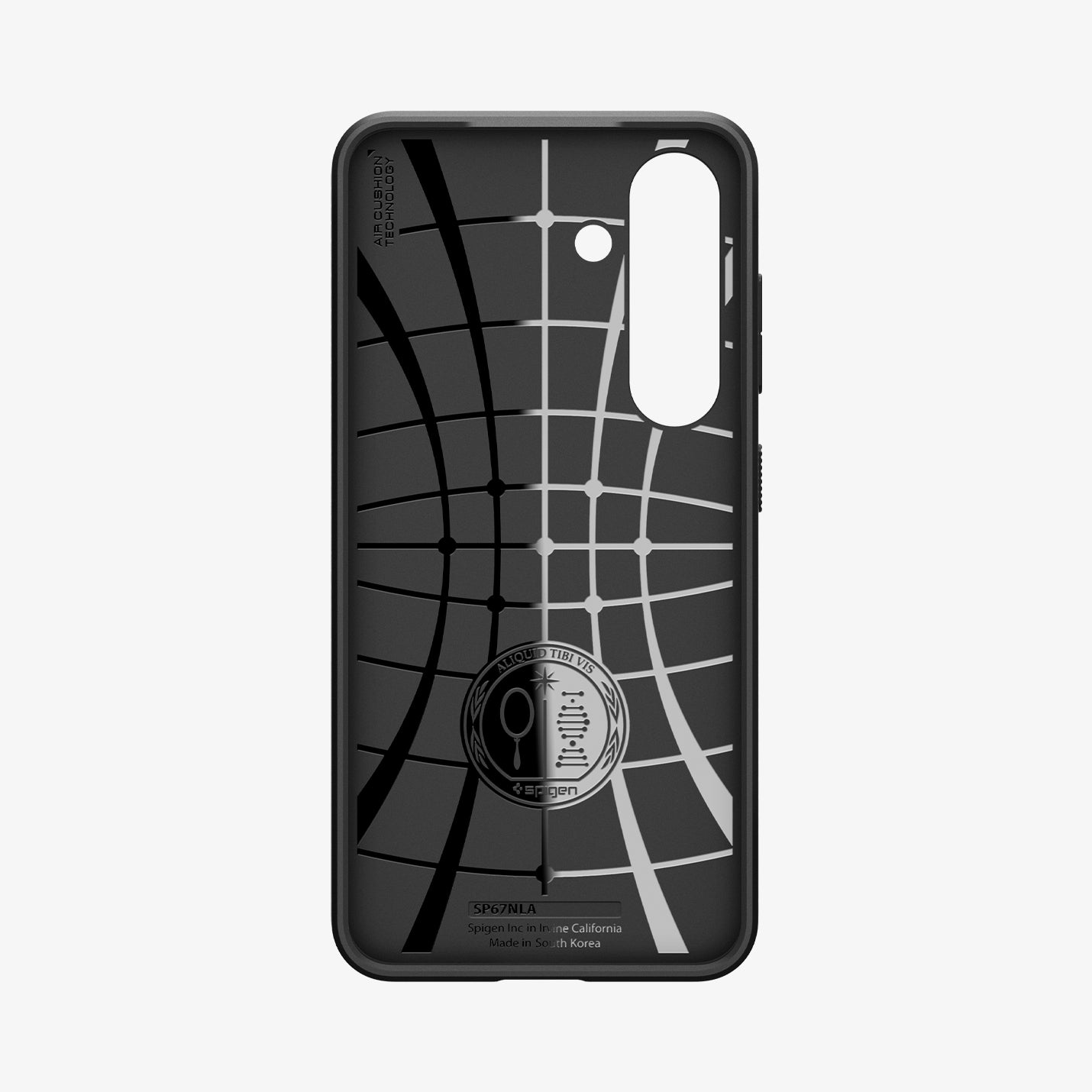 ACS08979 - Galaxy S25 Plus Case Liquid Air in Matte Black showing the
inner