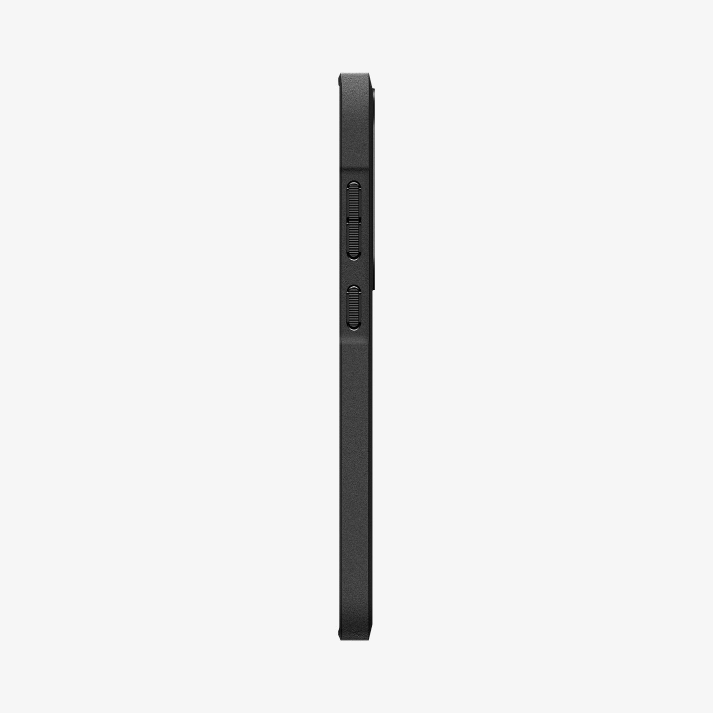 ACS07194 - Galaxy S24 Ultra Case Core Armor in Matte Black showing the side with side buttons