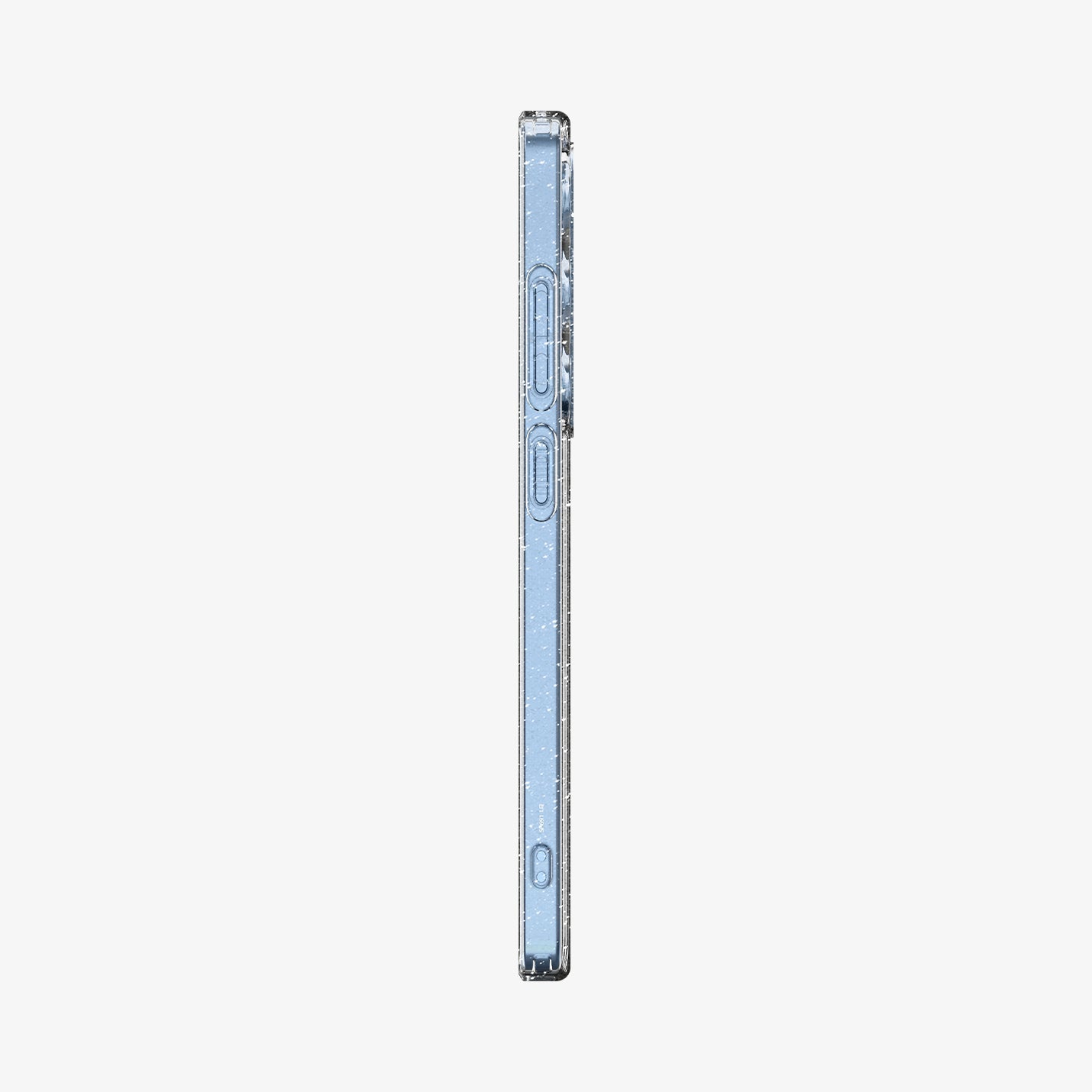 ACS08950 - Galaxy S25 Ultra Case in Crystal Quartz showing the side