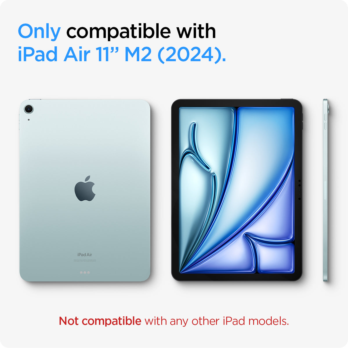 AGL07799 - Only compatible with iPad Air 13" M2 (2024). Not compatible with any other iPad models.