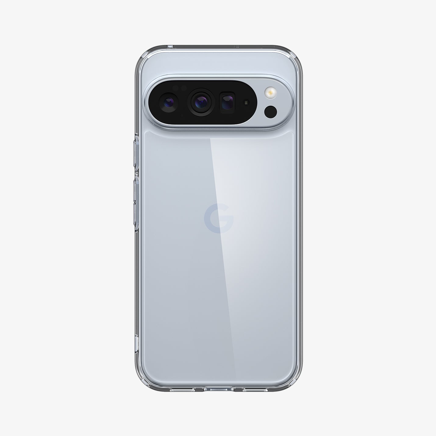 ACS09738 - Pixel 10 Pro XL Case Ultra Hybrid in crystal clear showing the back