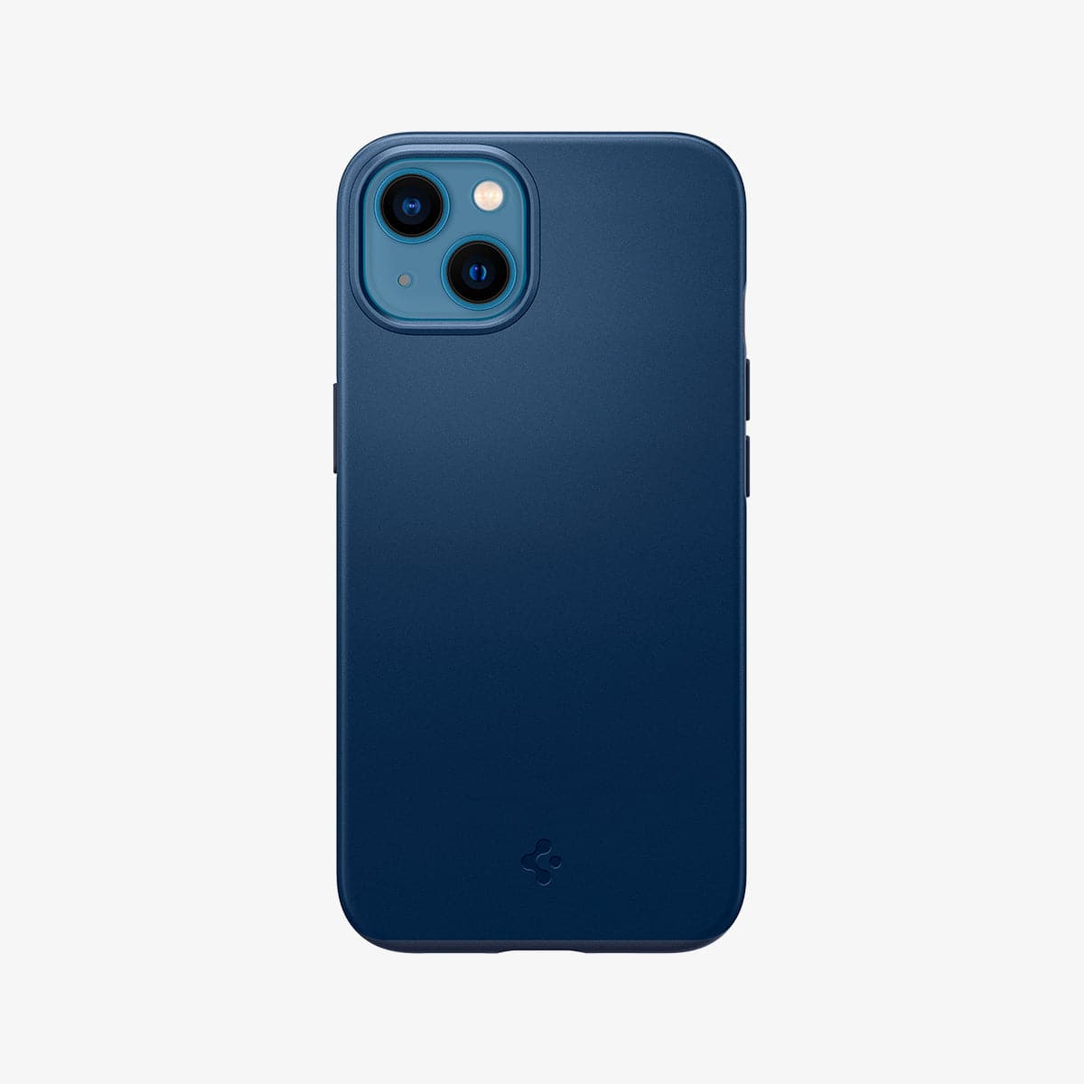 ACS03307 - iPhone 13 Mini Case Thin Fit in navy blue showing the back