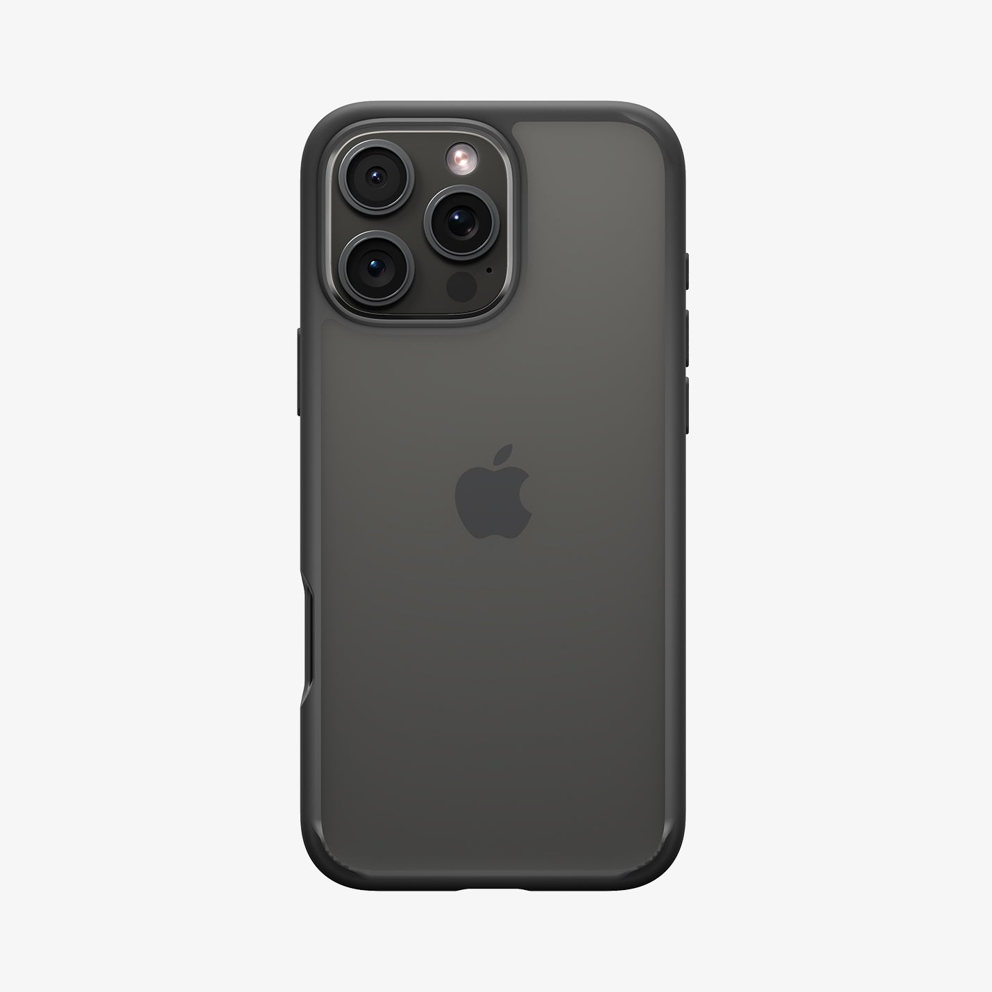 ACS07996 - iPhone 16 Pro Max Case Ultra Hybrid in Matte Black showing the back