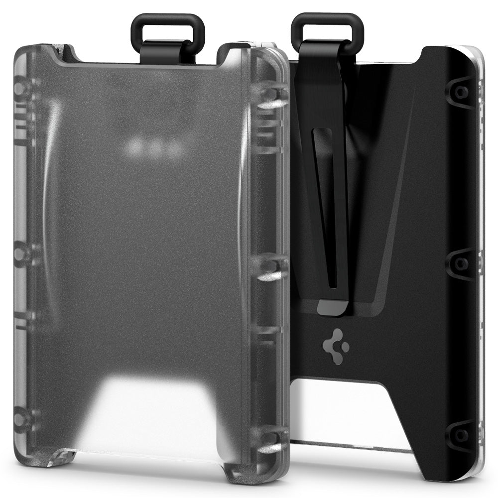 Badge Holder Wallet showing the front and back