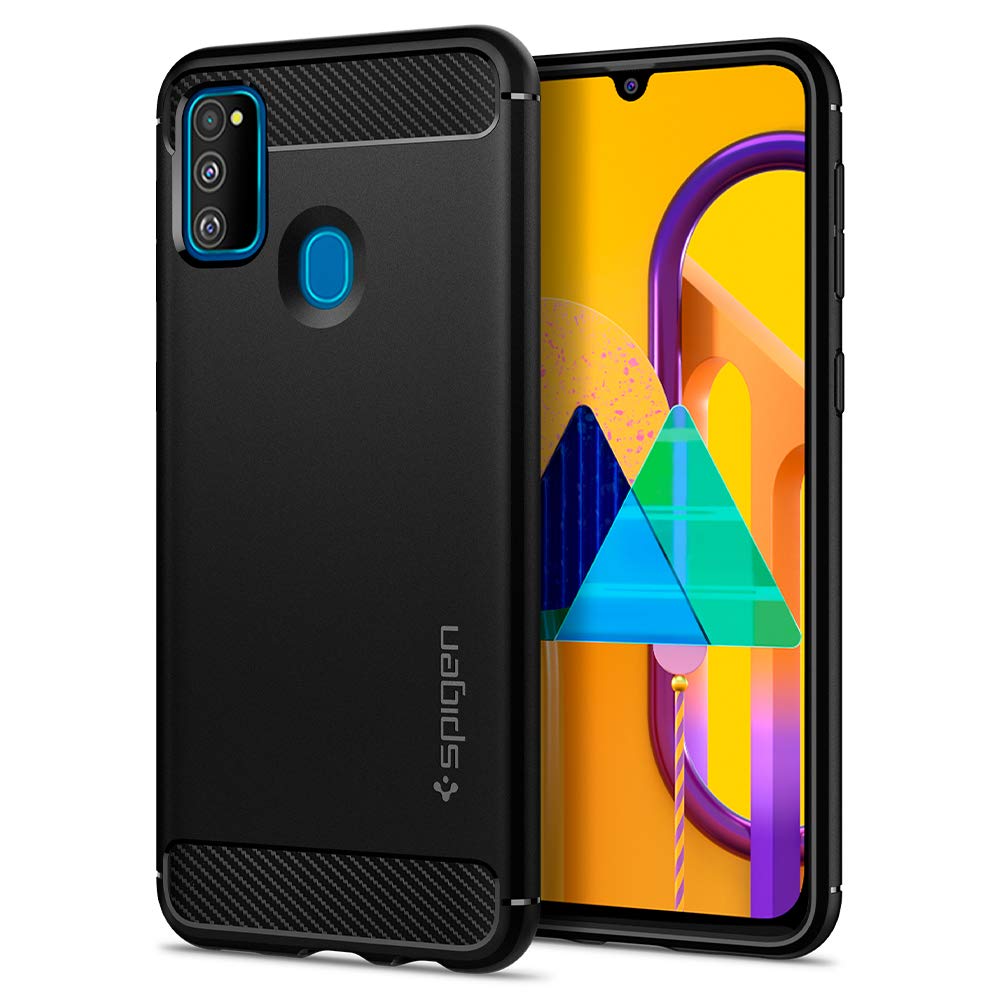 Galaxy M30S Rugged Armor Back Cover Case
