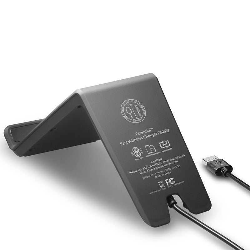 Spigen 10W, F303W 2Nd Ver Wireless, Usb Charger Fast Qi Certified