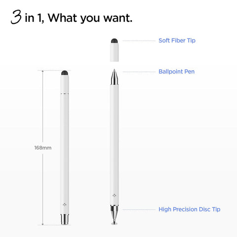 3in1 Stylus Touch Pen for All Universal Touchscreen Devices