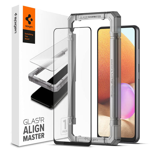 Full Coverage Tempered Glass With AlignMaster Screen Guard Protector for Galaxy A32 LTE - 1 Pack