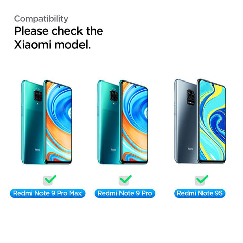 Tempered Glass Screen Guard Protector for Xiaomi Redmi Note 9 Pro / 9 Pro Max / 9S - Front glass x 1 / Camera lens protector x 1