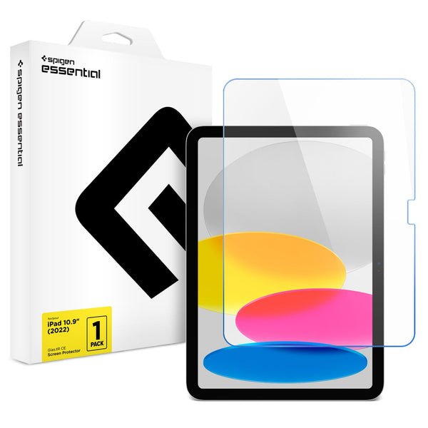 Spigen Essential Glas.tR CE Tempered Glass Screen Guard for iPad 10th (10.9 inch) - 1 Pack