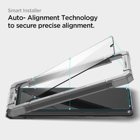Full Coverage Tempered Glass With AlignMaster Screen Guard Protector for Galaxy A32 LTE - 1 Pack
