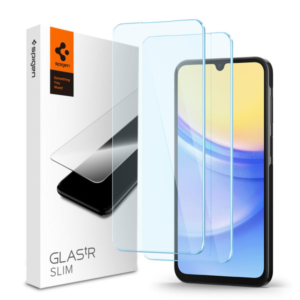 Glas.Tr Slim Tempered Glass Screen For Galaxy A15 5G / A15 Lte/ M15 5G / F15 5G / A25 5G - 2 Pack