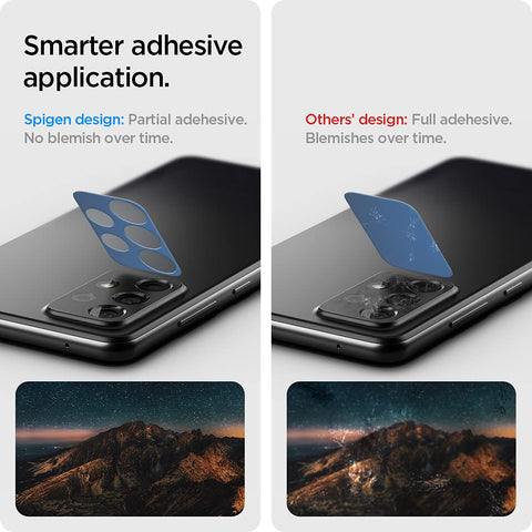 Optik Camera Lens Protector for Galaxy A72 - 2 Pack