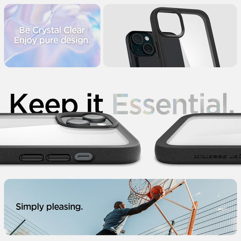 iPhone 15 Series - Essential® Sand Crystal Back Cover Case