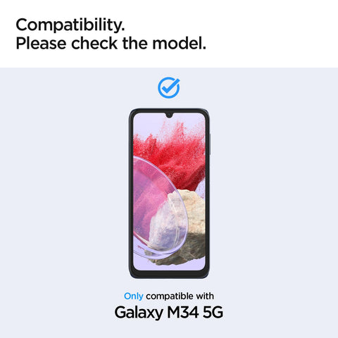 Glas.tR CE Tempered Glass Screen Guard for Galaxy M34 5G - 2 Pack