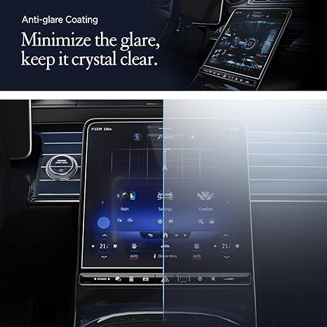 Mercedes S-Class 2021 Screen Protector EZ FIT GLAS.tR Anti-Glare