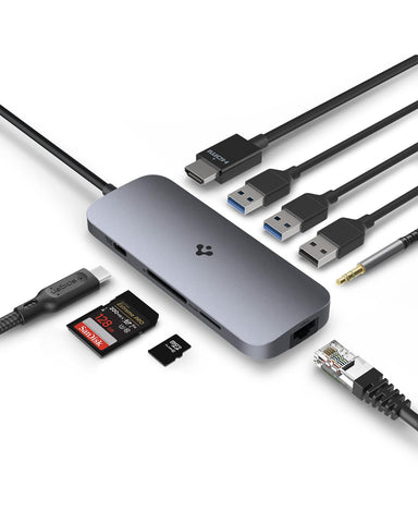 USB C Hub, 9-in-1 100W