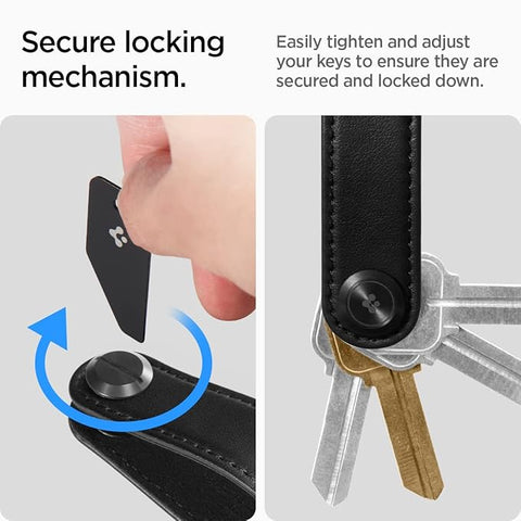 Valentinus Key Chain Key Holder Leather Key Organizer Minialist Compact Keyholder with Key Ring